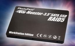PhotoFast использует контроллер RAID и 256 МБ кэш-памяти для увеличения скорости SSD